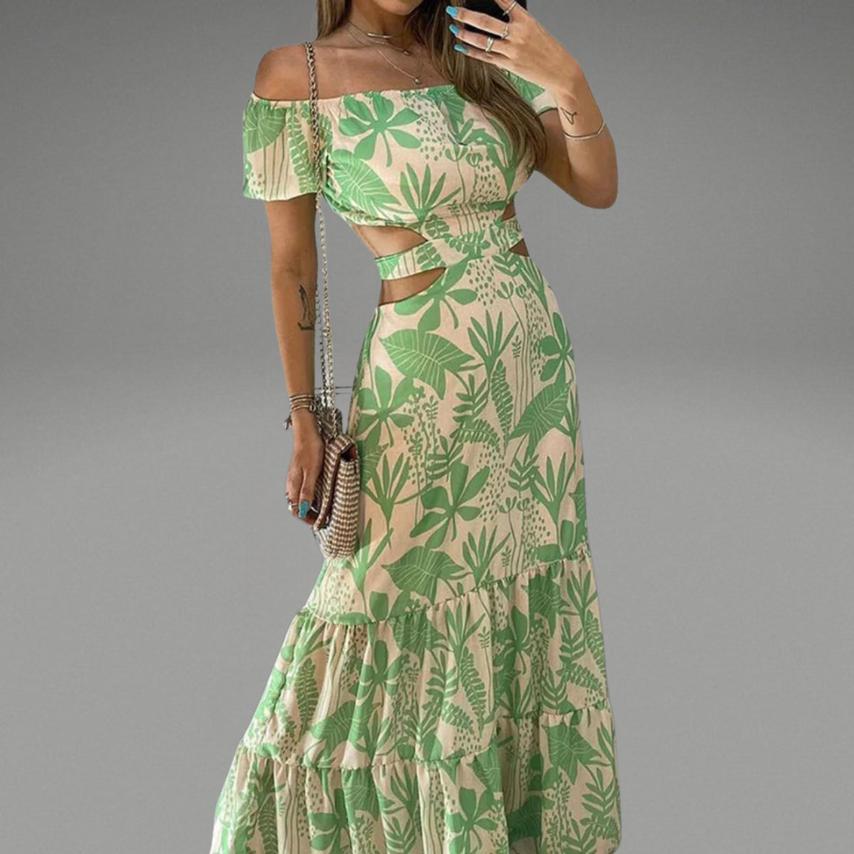 Hilma | Tätt Sittande Handgjord Klänning