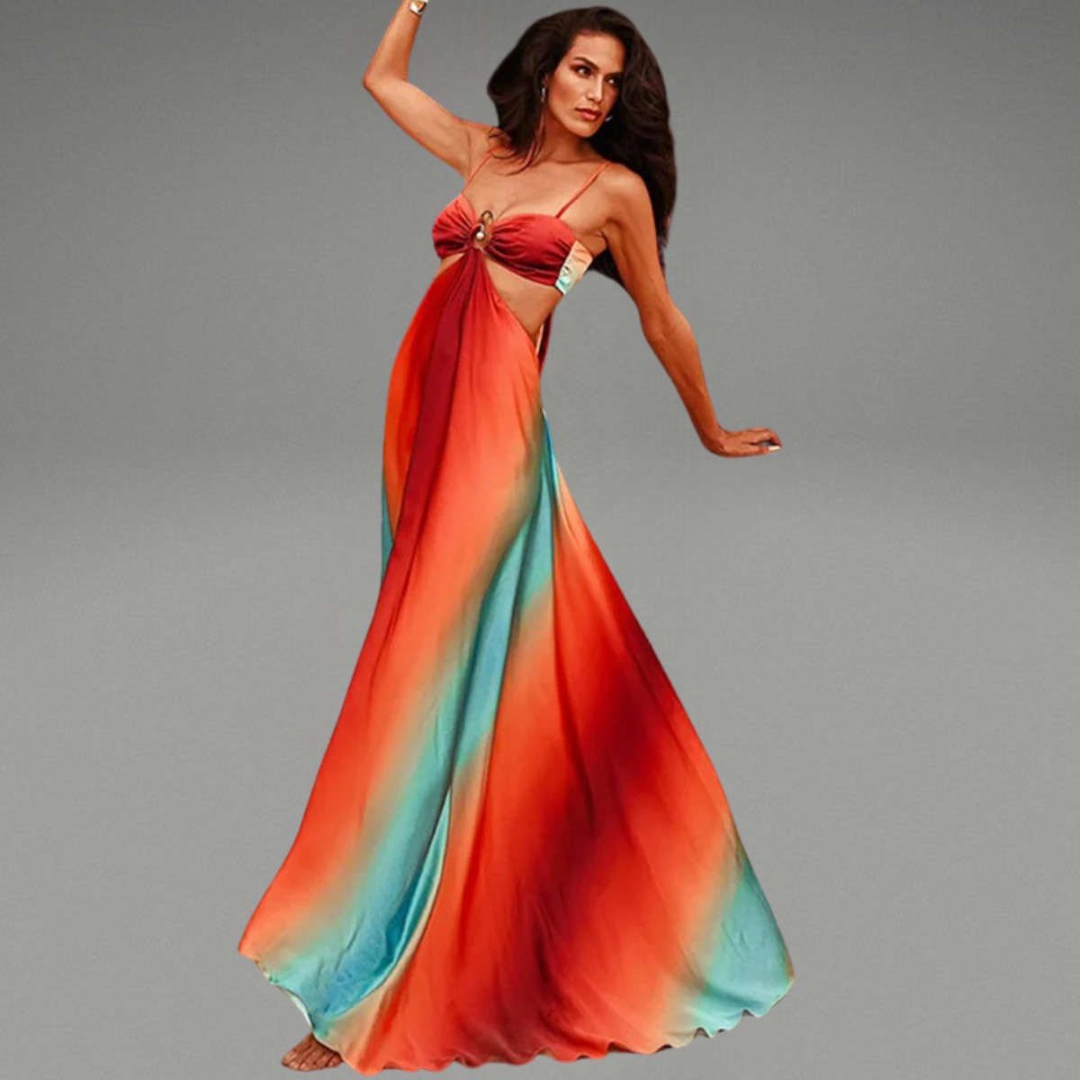 Juni | Fantastisk Lång Klänning För Damer