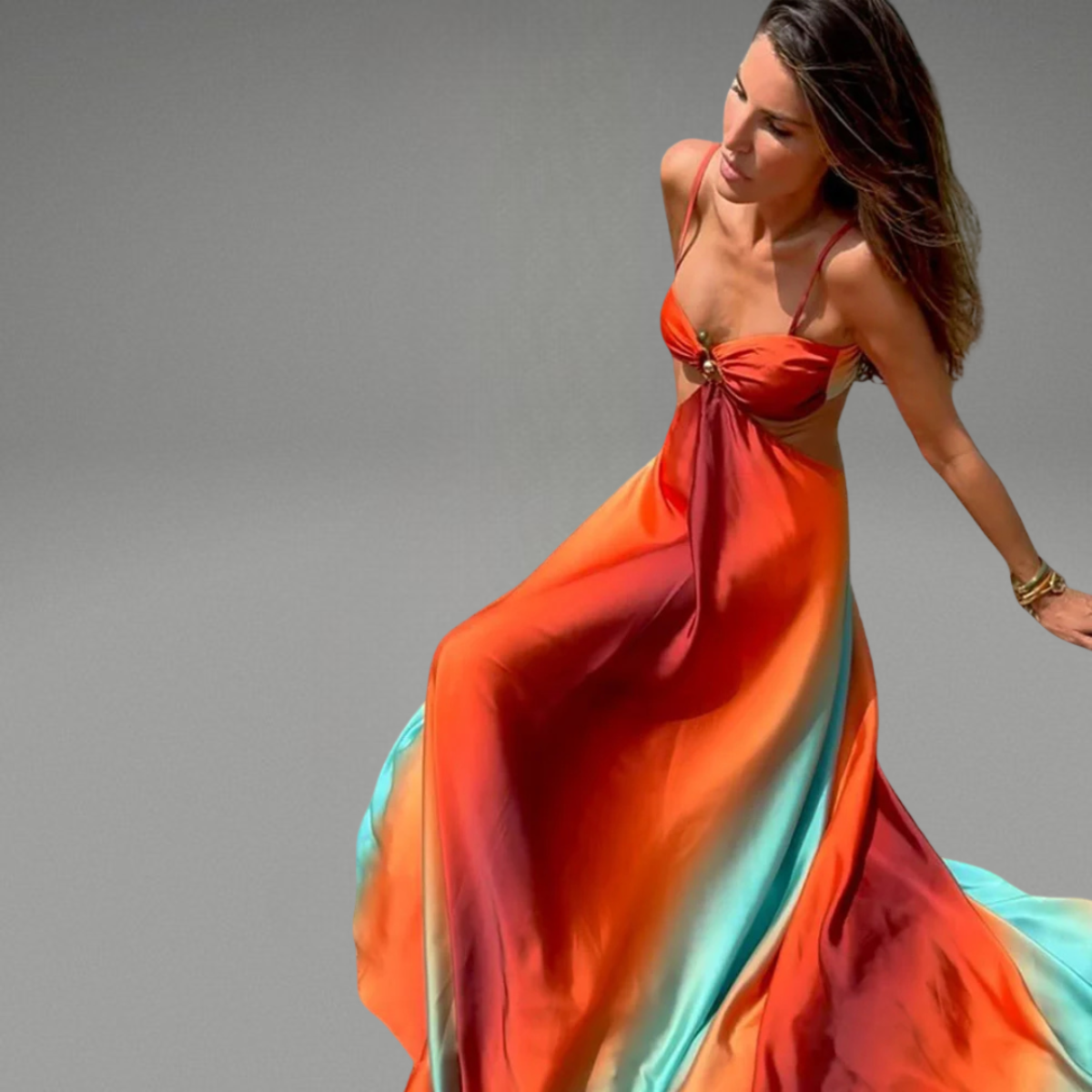 Juni | Fantastisk Lång Klänning För Damer