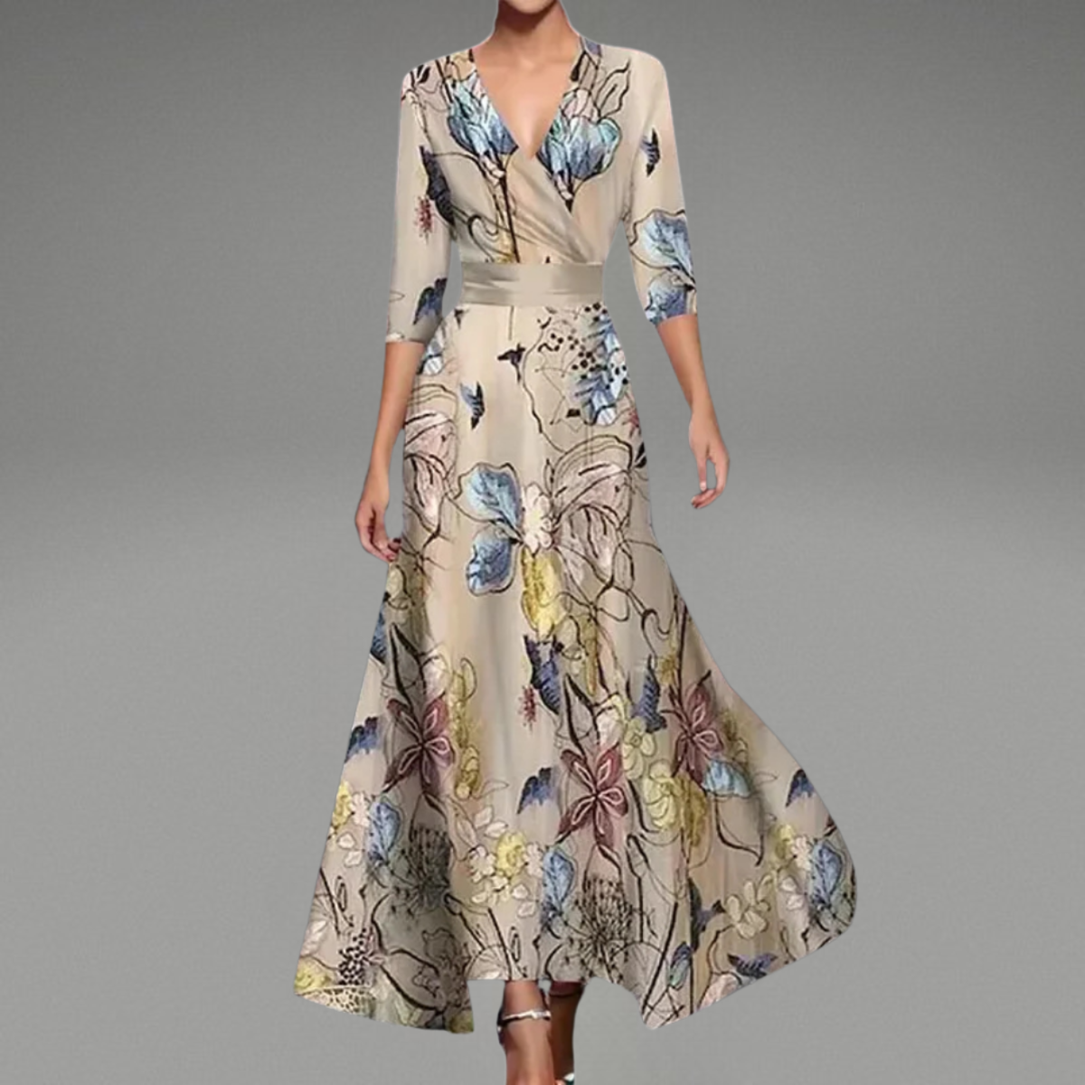 Ylva | Lång Elegant Klänning