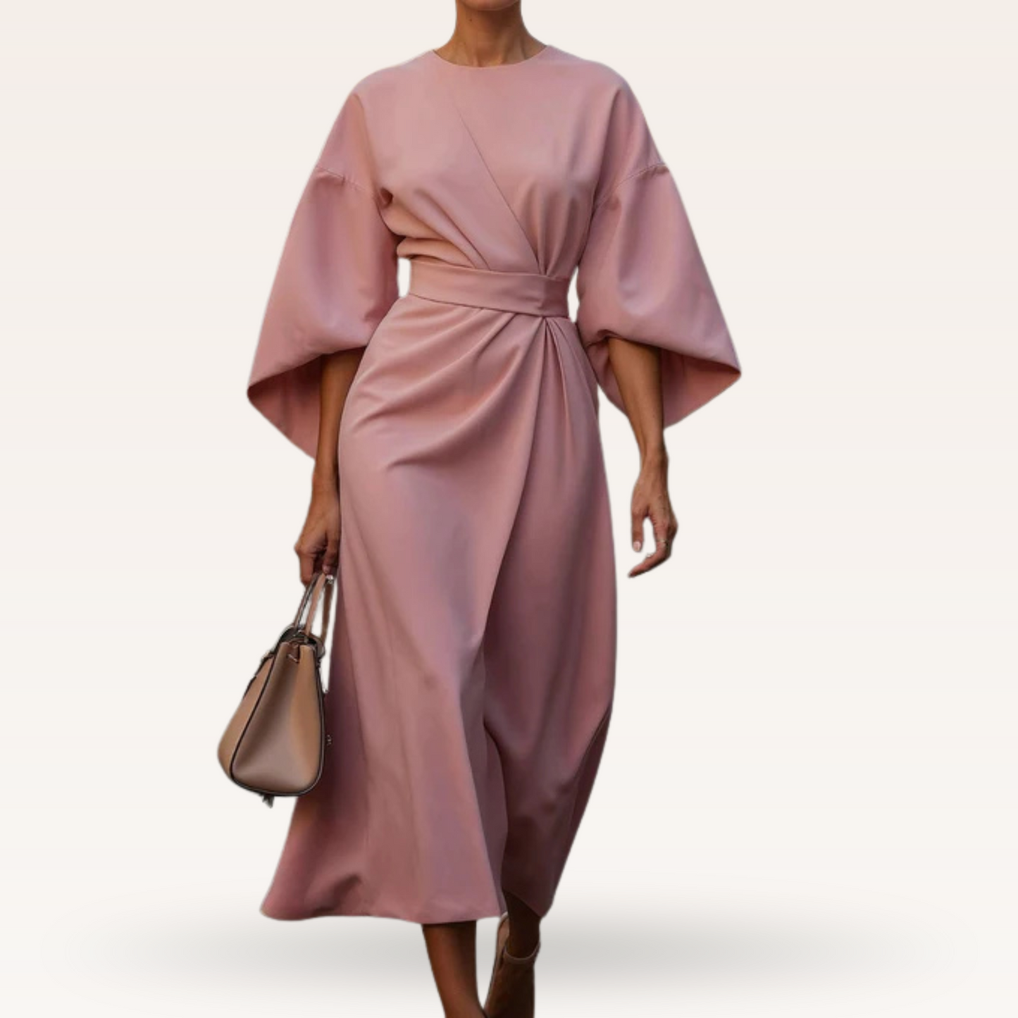 Maria | Elegant Sommarklänning Med Flödande Siluett