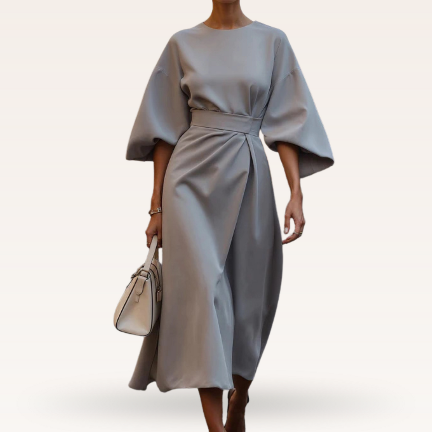 Maria | Elegant Sommarklänning Med Flödande Siluett