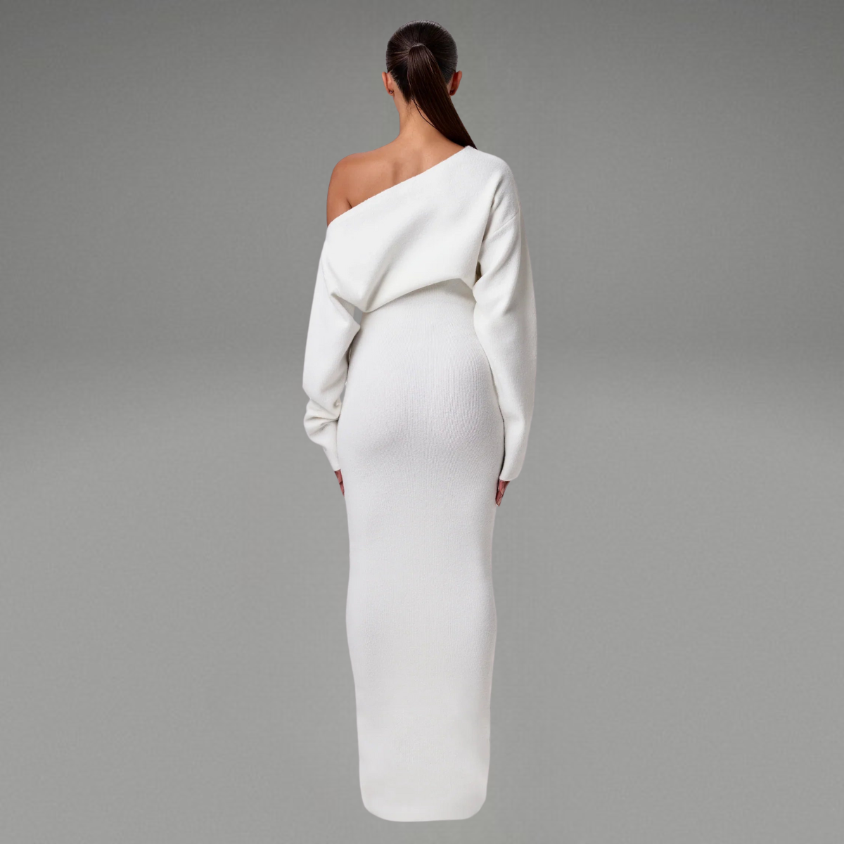 Malin | Off Shoulder Sweater Klänning