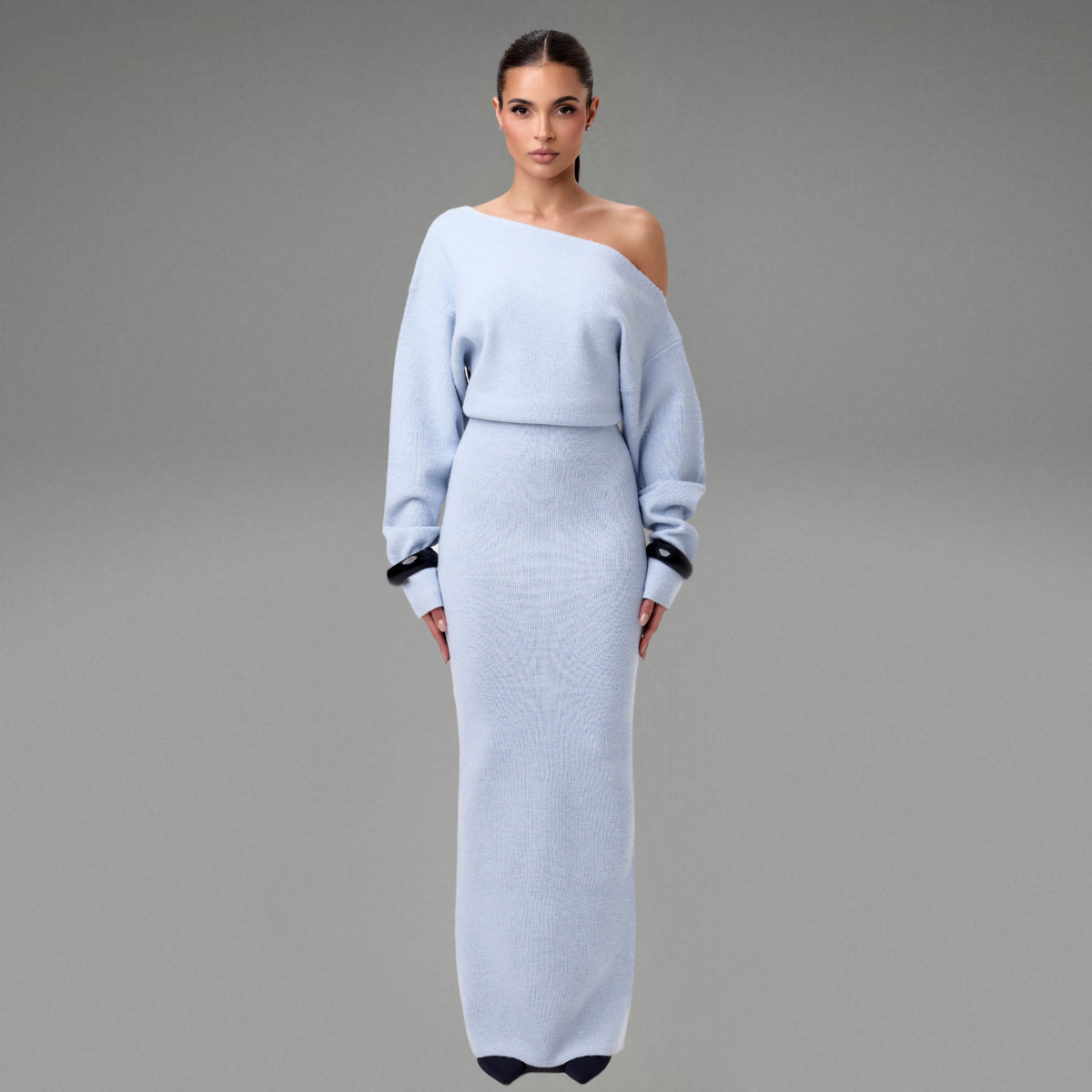 Malin | Off Shoulder Sweater Klänning