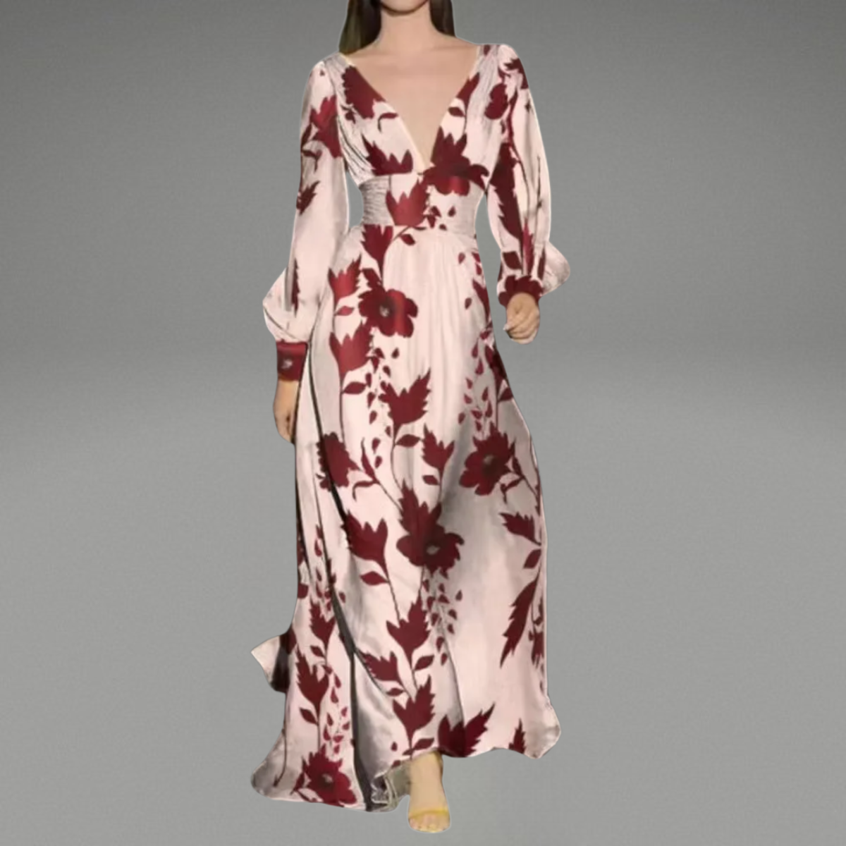 Evelina | Lång, Smickrande Klänning För Damer