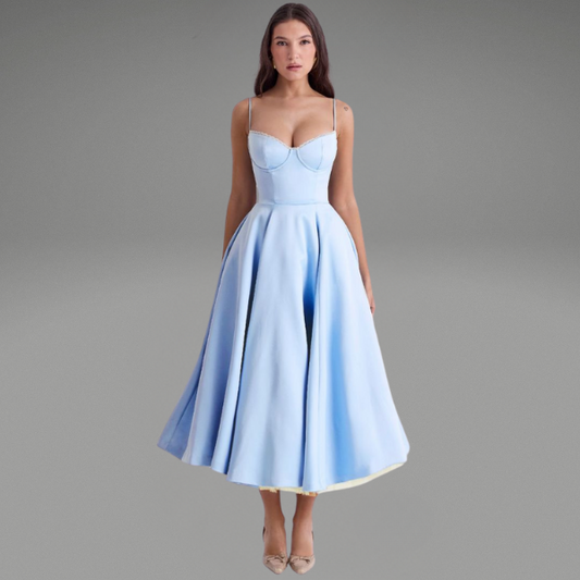 Helga | Robe Longue Élégante