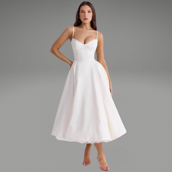 Helga | Robe Longue Élégante