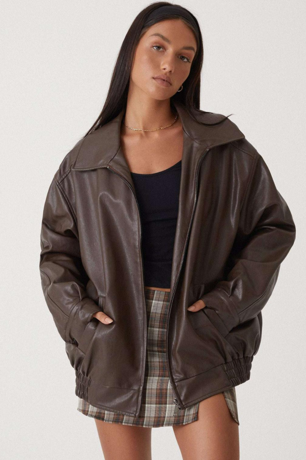 Isolde | Avslappnad Läderjacka