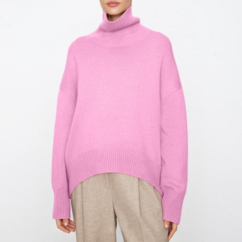 Sofia |  Turtle Neck Cashmere tröja för kvinnor