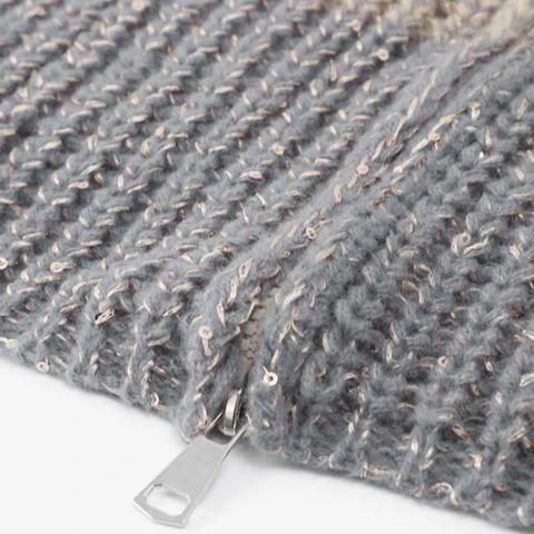 Angelina | Lyxig Stickad Tröja Med Glittrande Elegans