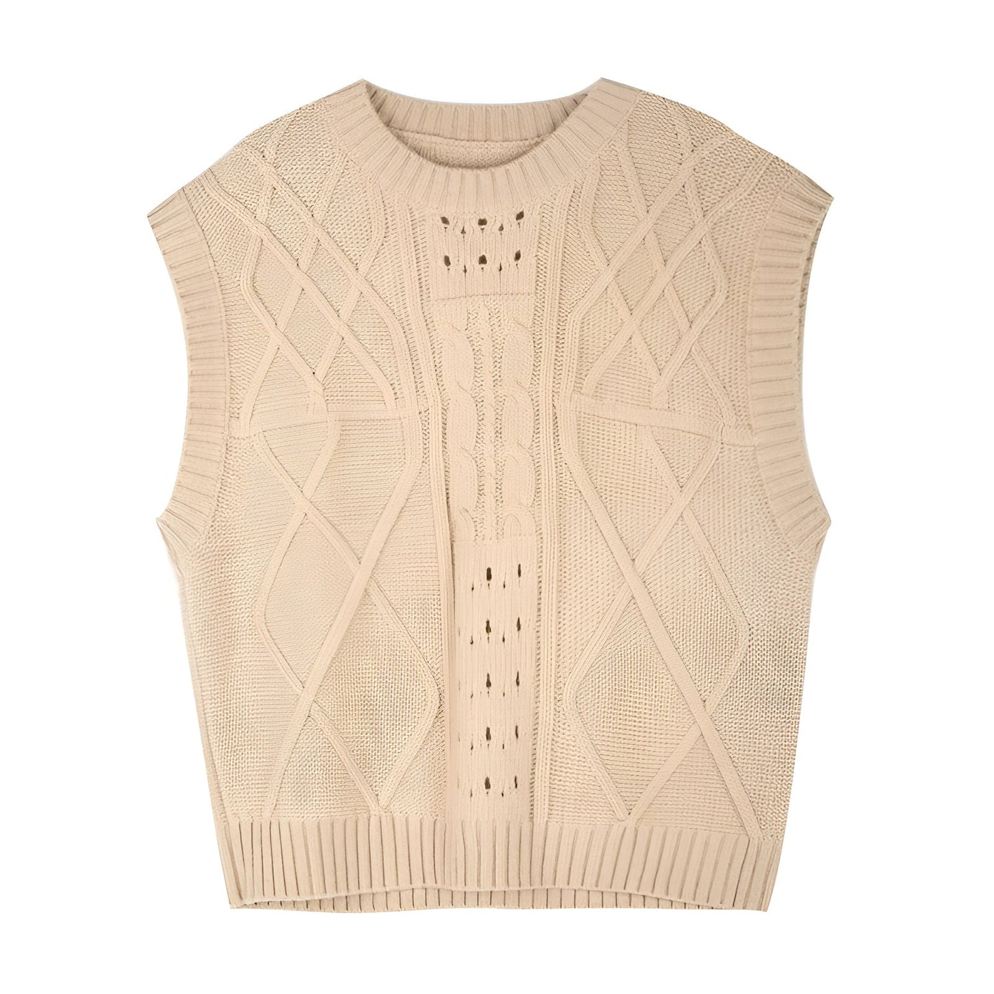 Jonna | Trendig Stickad Väst för Vardag & Stil