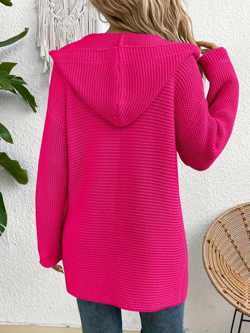 Nami - Mysig och elegant cardigan med huva