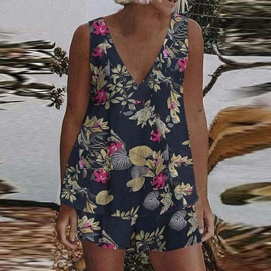 Amy - Set med 2 linne och short