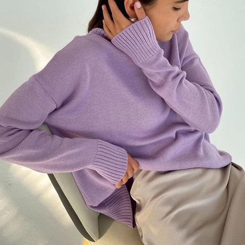 Sofia |  Turtle Neck Cashmere tröja för kvinnor