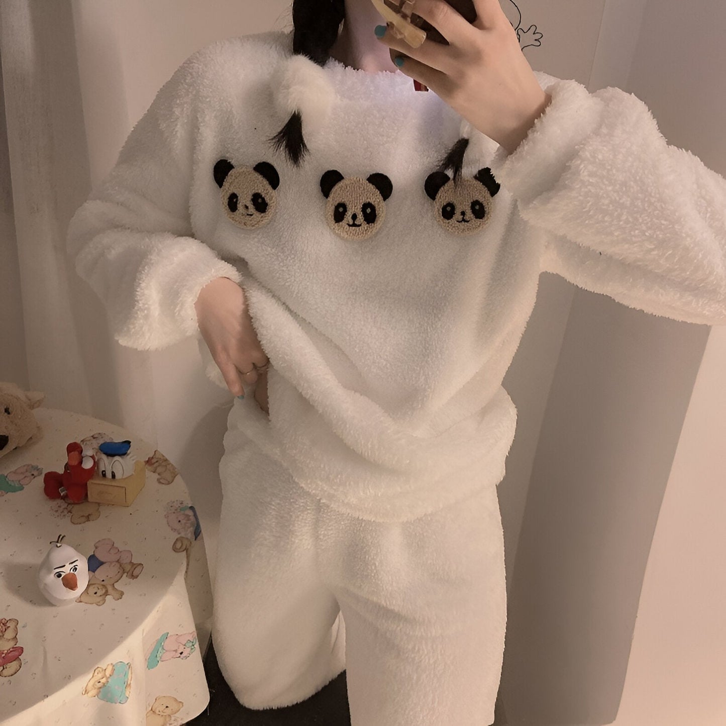 Gerda | Mysigt pyjamasset i fleece