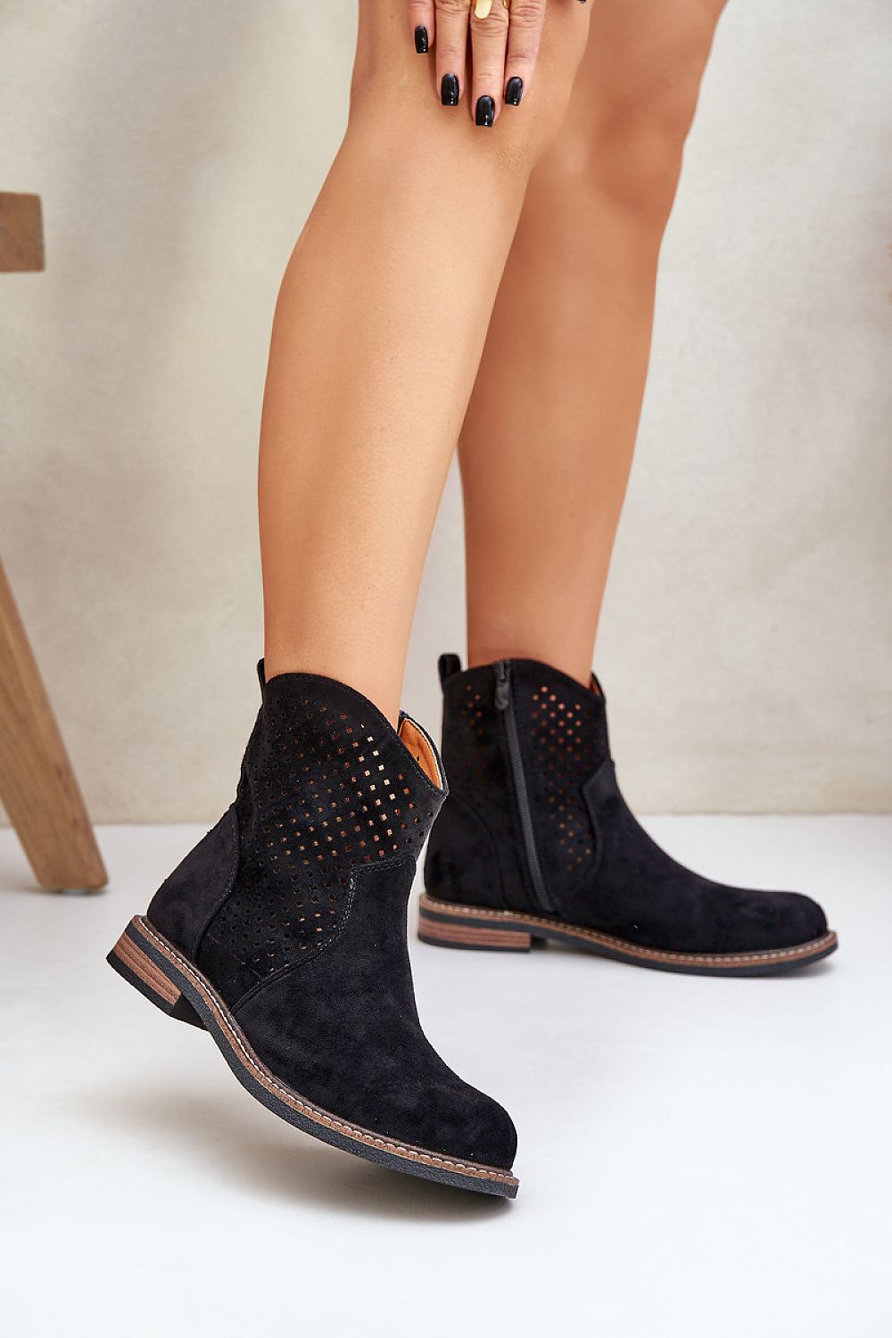 Lucia | ankelboots i eco-mocka