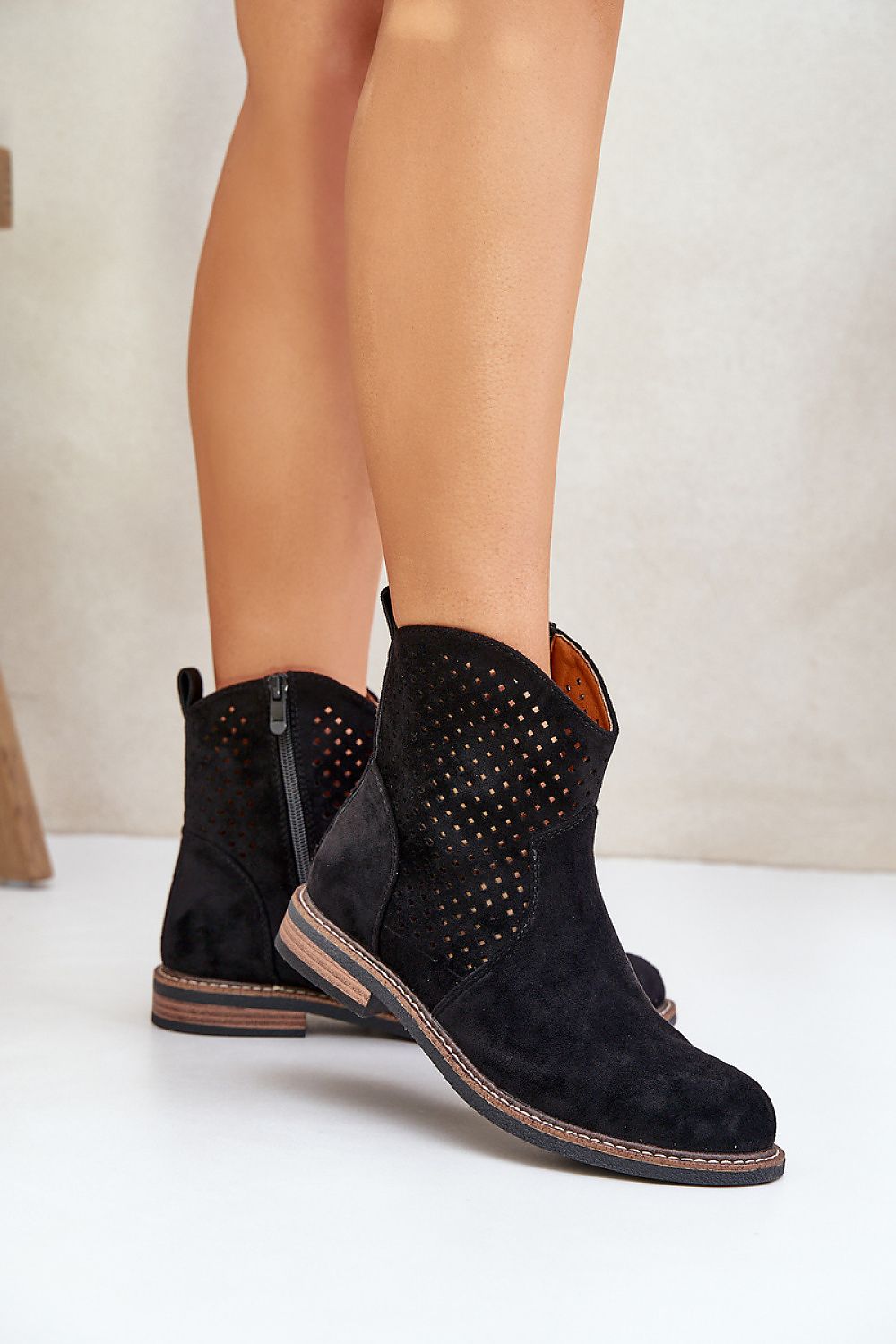 Lucia | ankelboots i eco-mocka