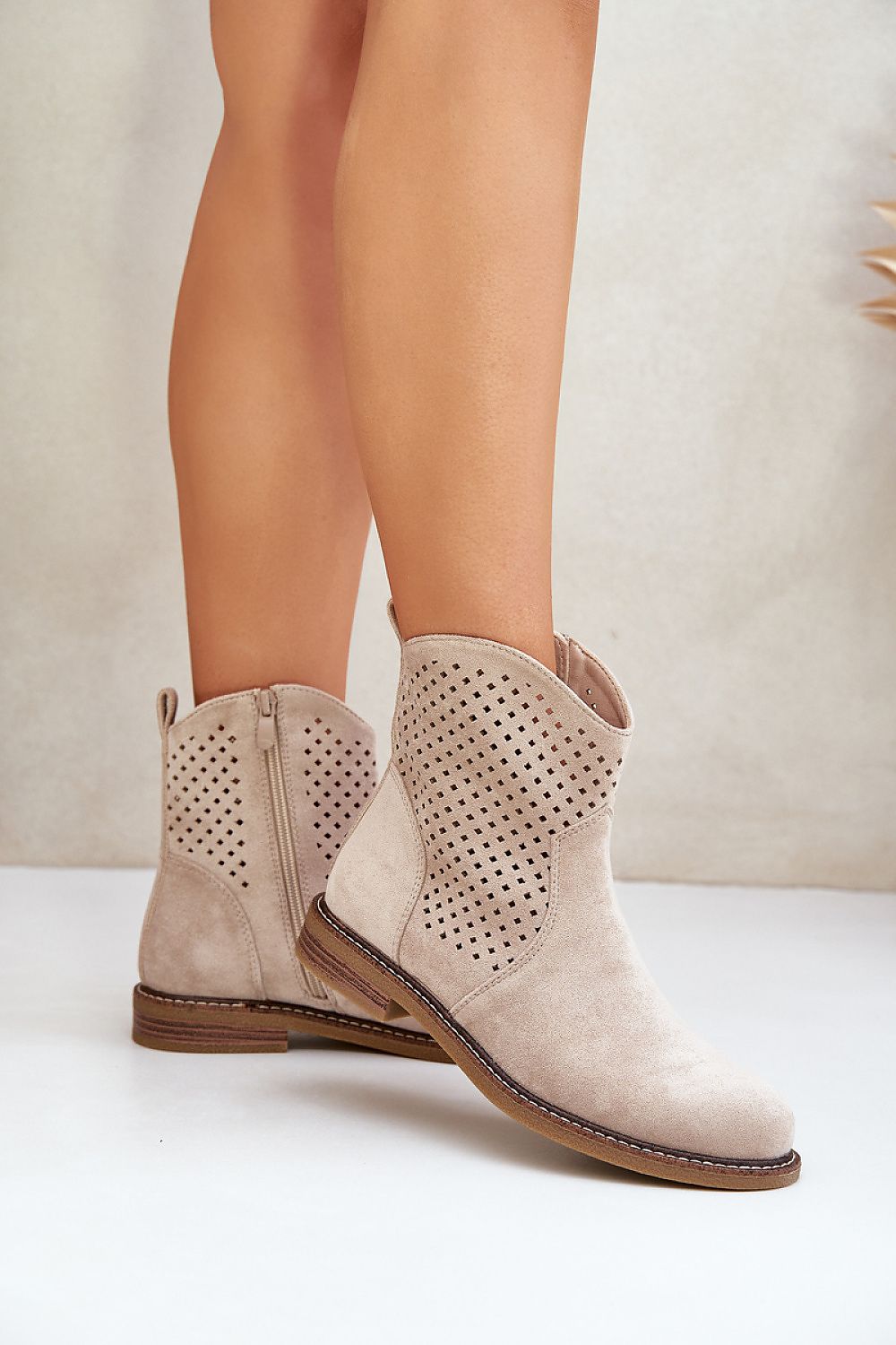 Lucia | ankelboots i eco-mocka