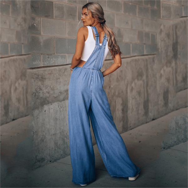 Sanura - Jumpsuit i denim för dame