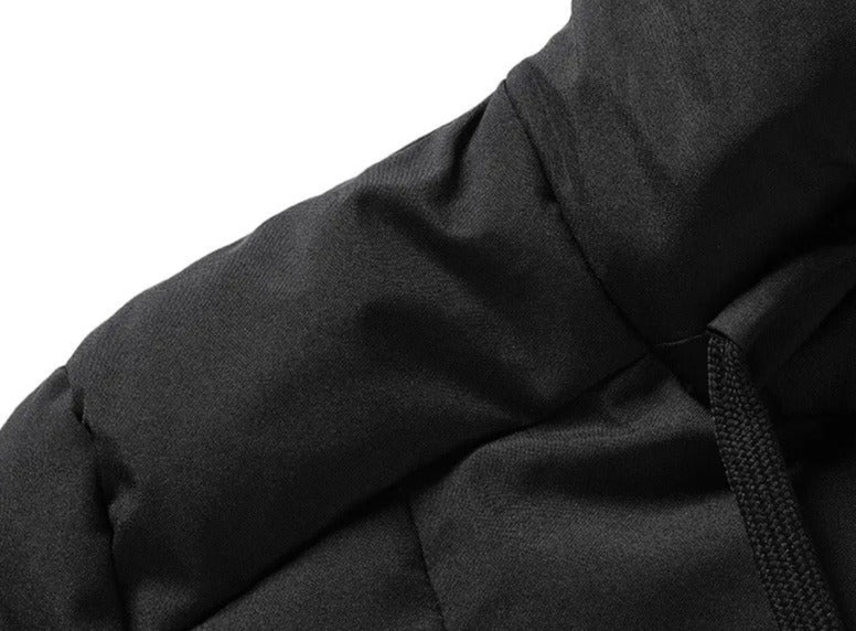 Leo | Stilren och isolerande herr vinterjacka med huva för kalla dagar