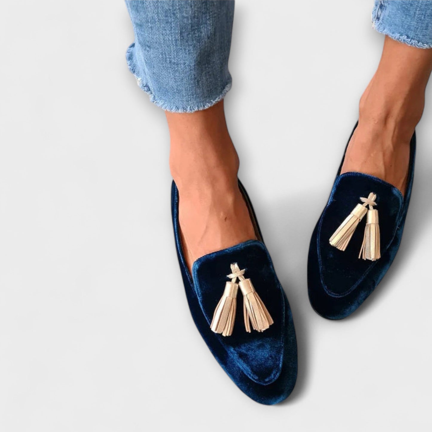 Alva | Vintageinspirerade Loafers Med Toffsar