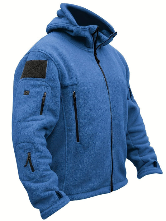 Vilhelm | Varm och Hållbar Militärinspirerad Fleecehoodie