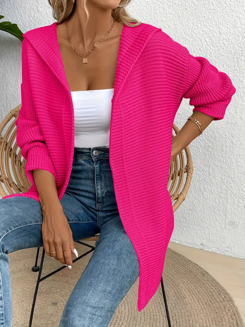 Nami - Mysig och elegant cardigan med huva