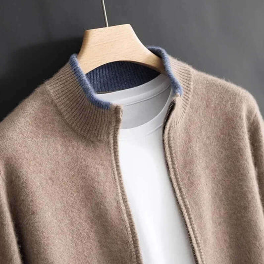 Bertil | Premium Kasmir Zip-Up Jacka