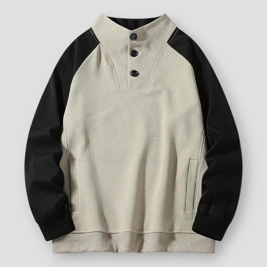 Mats | Vintageinspirerad knäpptröja för avslappnad komfort