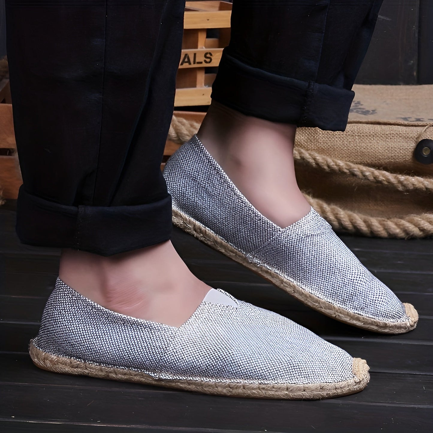 Stefan | Eleganta Espadriller För Män