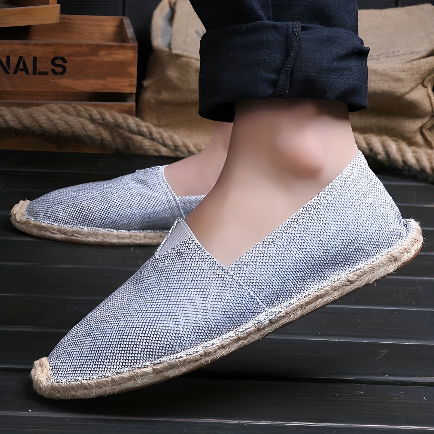 Stefan | Eleganta Espadriller För Män