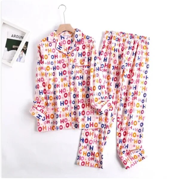 CozyDream | Bekvämt 2-delat pyjamasset i ljusa färger