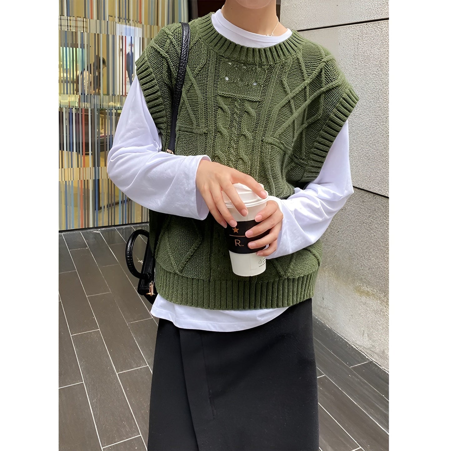 Jonna | Trendig Stickad Väst för Vardag & Stil