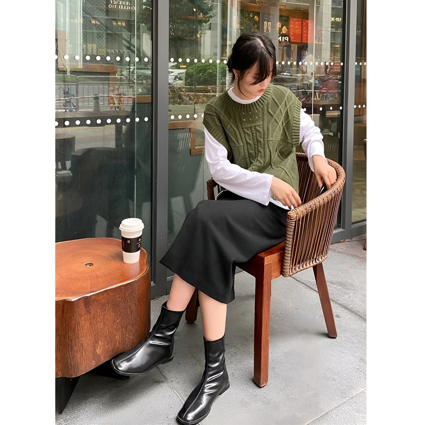 Jonna | Trendig Stickad Väst för Vardag & Stil