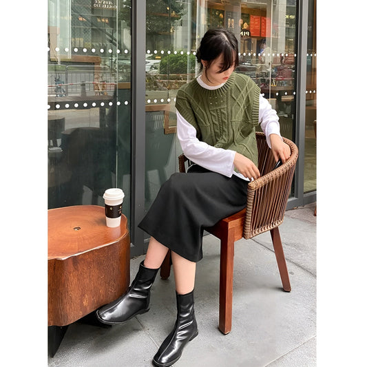 Jonna | Trendig Stickad Väst för Vardag & Stil