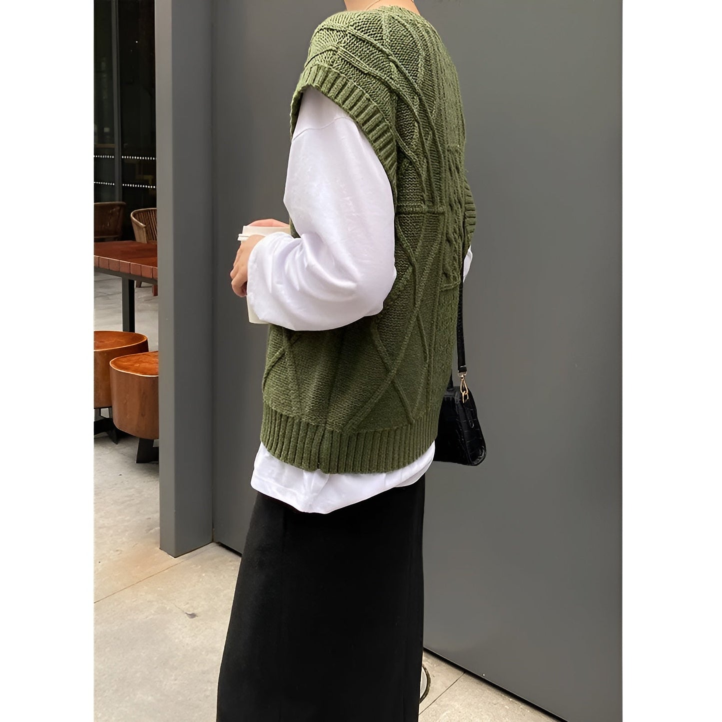 Jonna | Trendig Stickad Väst för Vardag & Stil