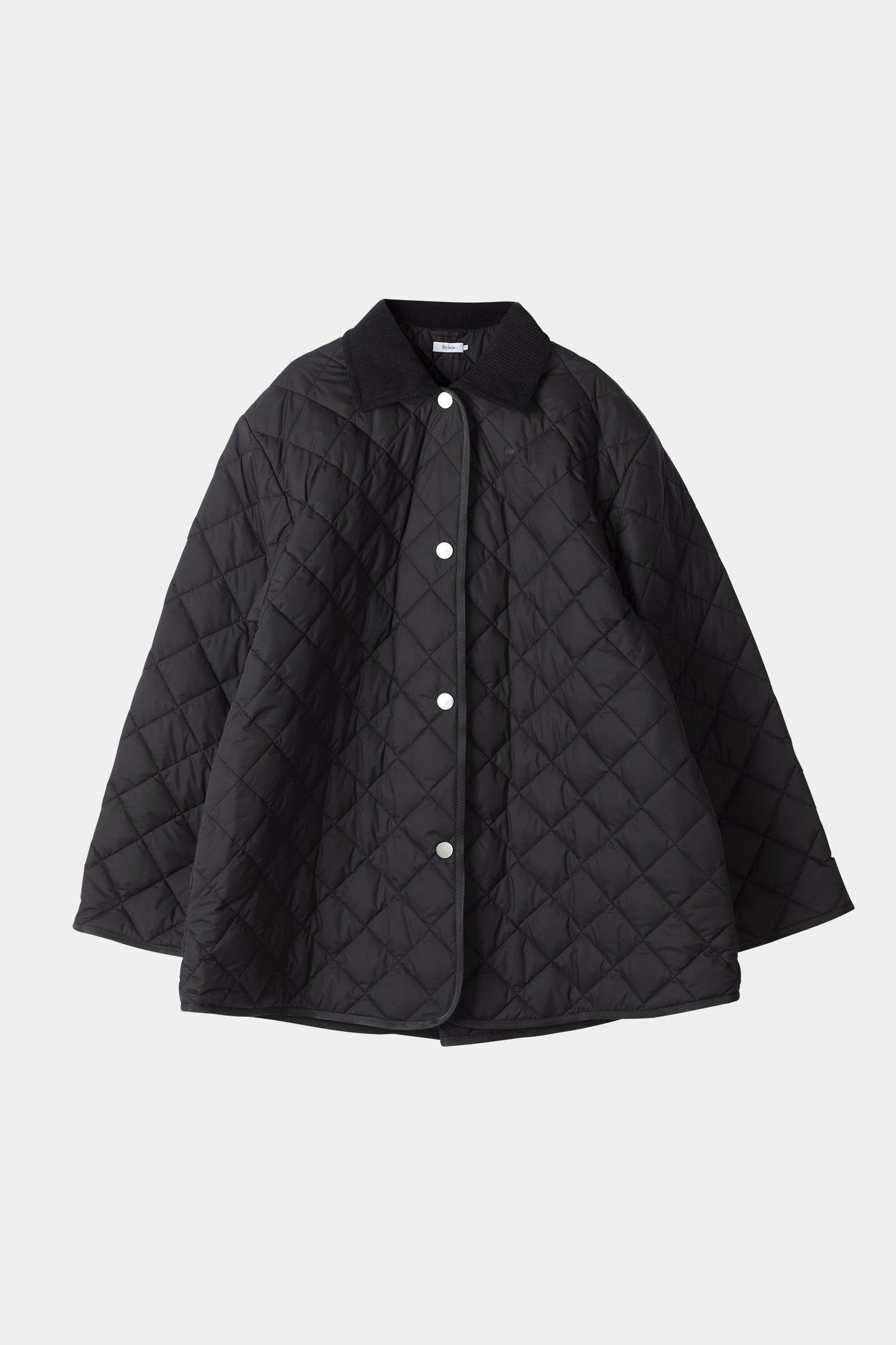 Ylva | Oversized quiltad jacka med manchesterkrage