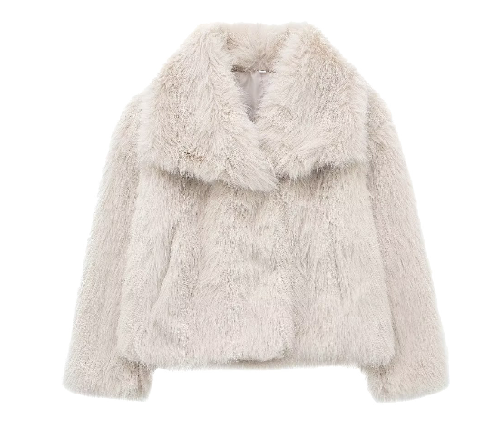 Olivia | Tidlös och Elegant Faux Fur Jacka