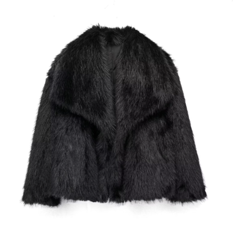 Olivia | Tidlös och Elegant Faux Fur Jacka