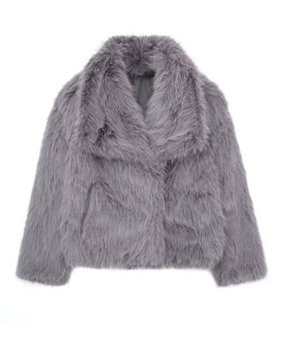 Olivia | Tidlös och Elegant Faux Fur Jacka