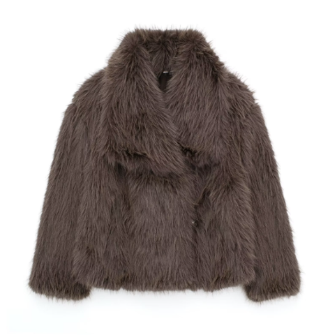 Olivia | Tidlös och Elegant Faux Fur Jacka