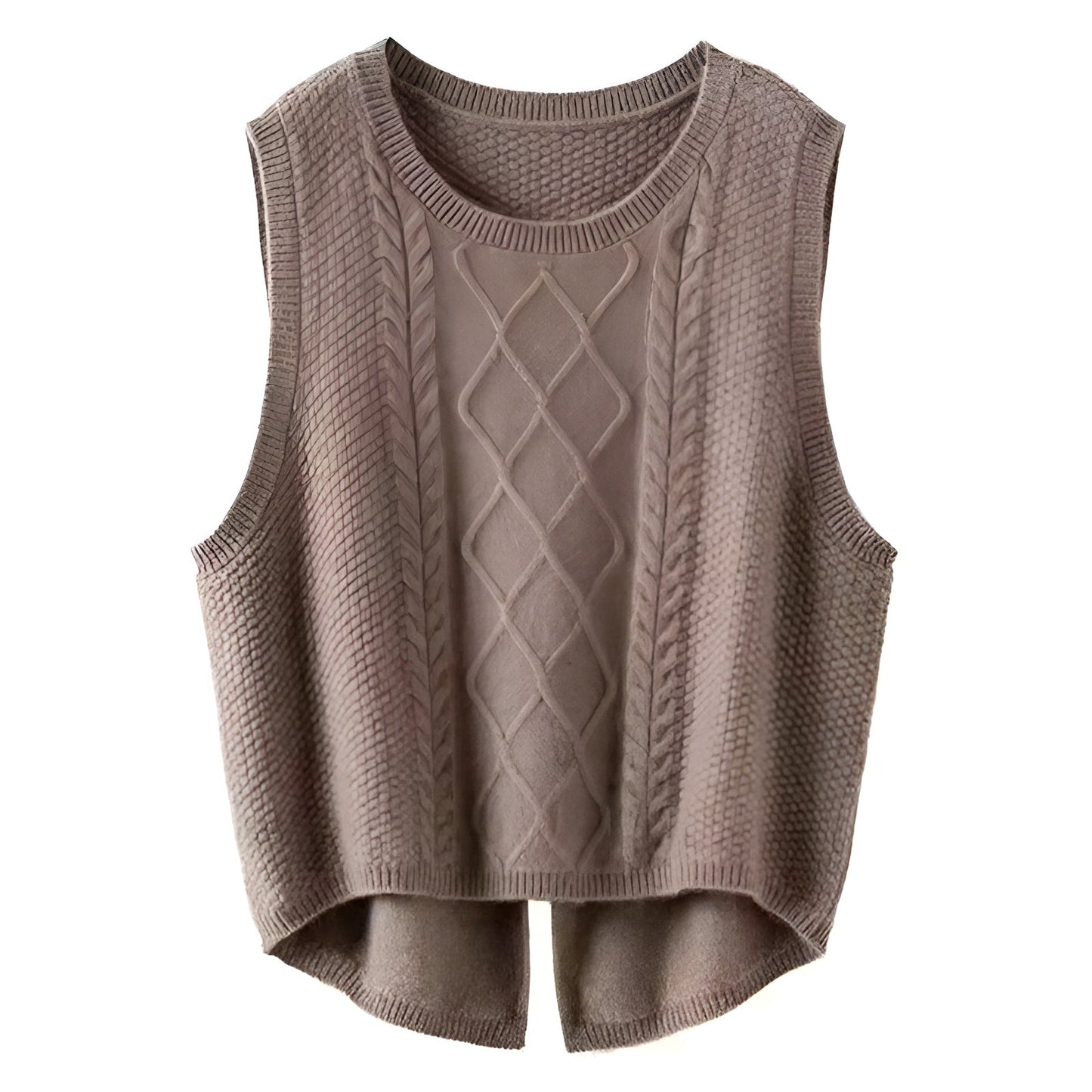 Alma | Tidlös Stickad Väst i Modern Design