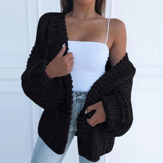 Maren | Stickad Oversized Väst För Mysiga Dagar