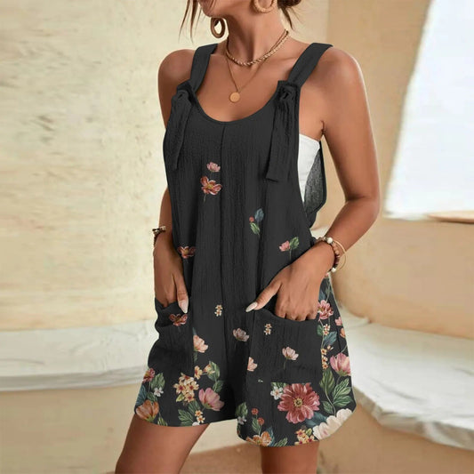 Lourdes - Jumpsuit med blommigt tryck