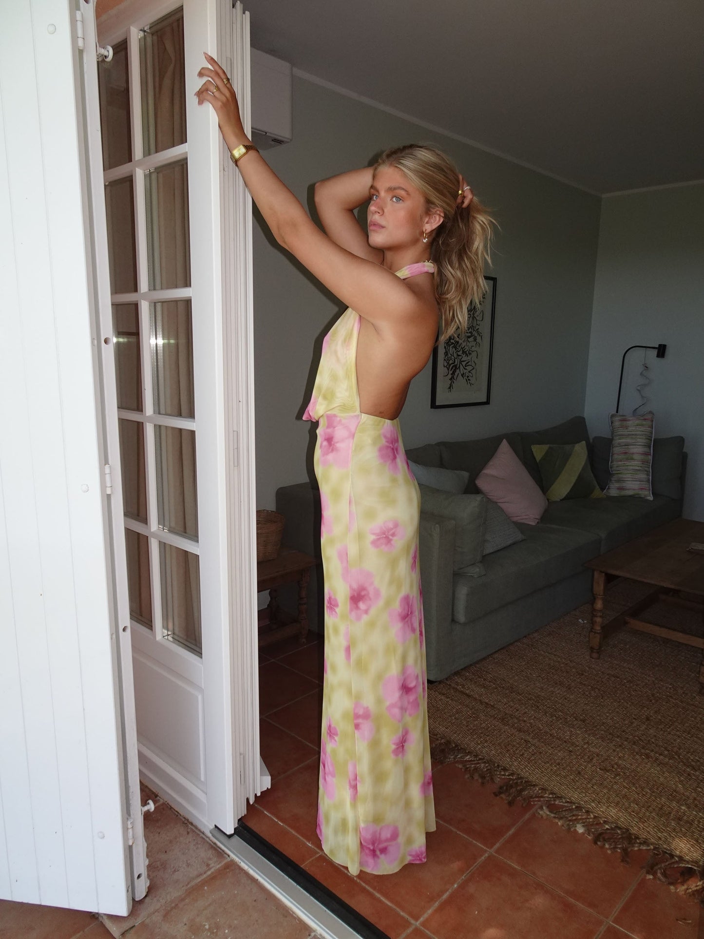 Sara | Somrig Maxiklänning Med Elegant Flöde