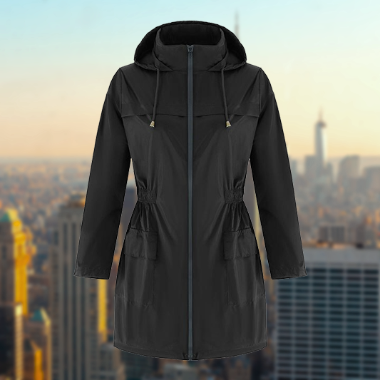 Vattentät regnjacka för damer för utomhusbruk