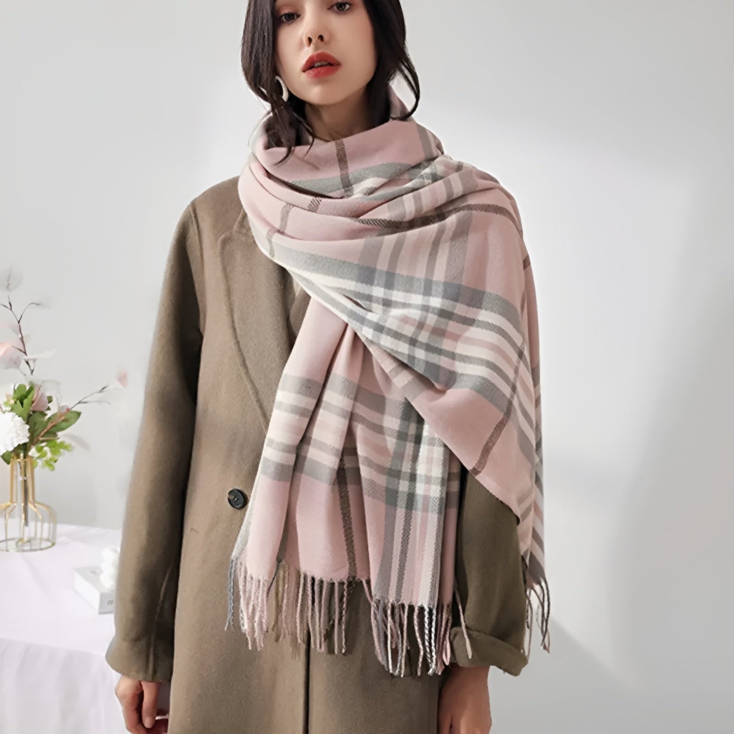 Ann | Trendig Halsduk för Kvinnor