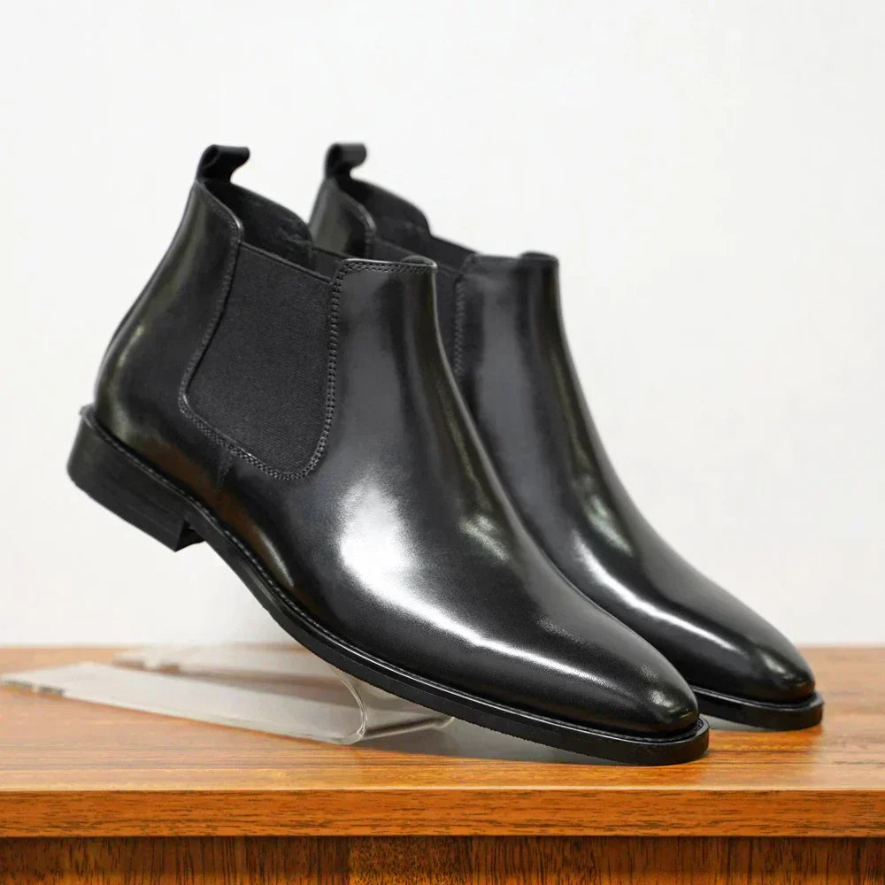 Brian | Stilrena Chelsea Boots i Äkta Läder
