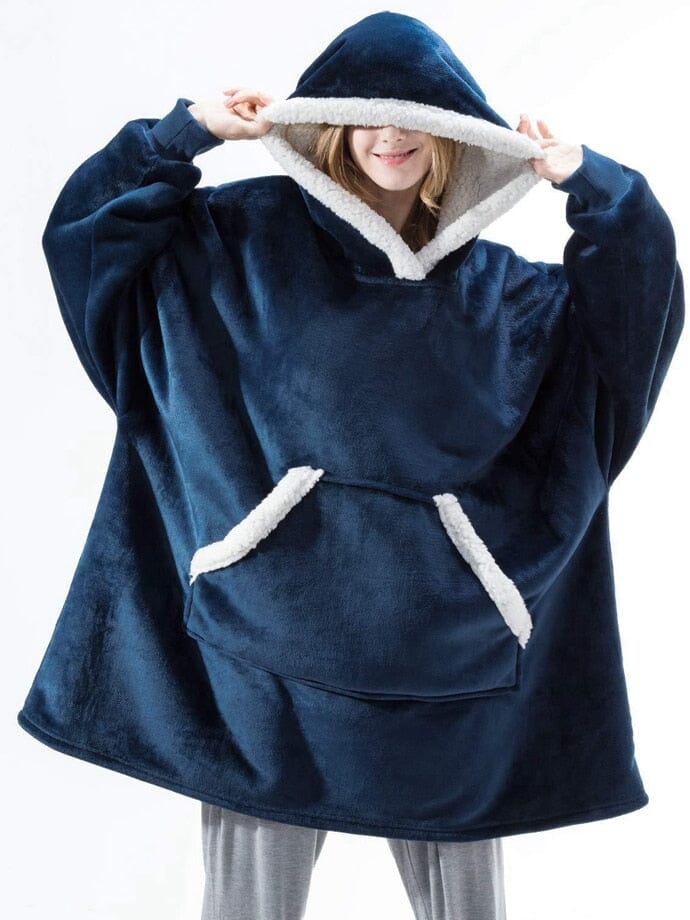 Liv | Mysig och värmande filt-hoodie för kvinnor