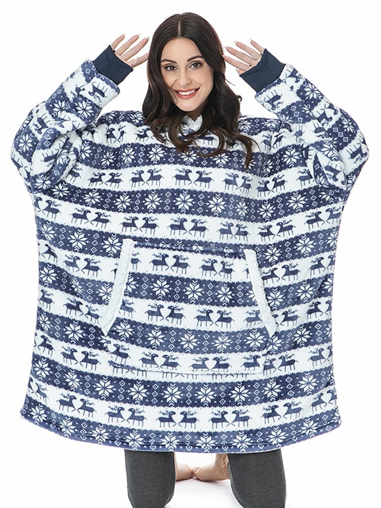 Liv | Mysig och värmande filt-hoodie för kvinnor
